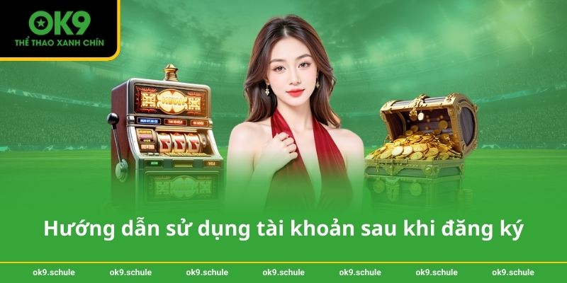 Hướng dẫn sử dụng tài khoản sau khi đăng ký